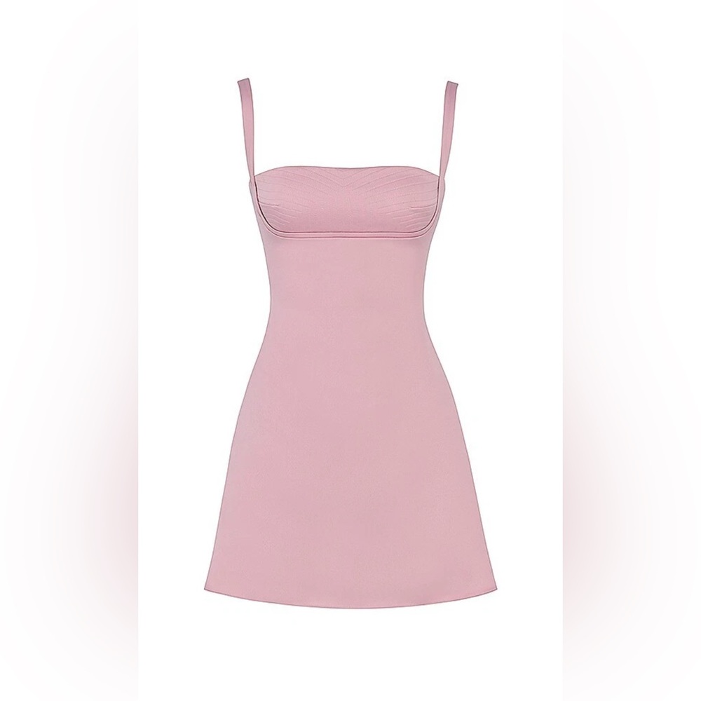 House of CB HOUSE OF CB 'Kara' Pink Quartz Mini Dress /Size M-US 6-8